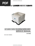 G112/G113/G116/G094/G095/G091 Service Manual: Ricoh Group Companies