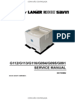 G112/G113/G116/G094/G095/G091 Service Manual: Ricoh Group Companies