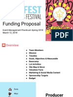 Funding Proposal: Event Management Practicum Spring 2018 March 12, 2018