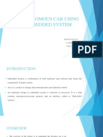 Autonomous Car Using Embedded System