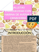 Galletas Enriquecidas Con Harina de Avena y Zanahoria