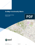 Arcmap Functionality Matrix