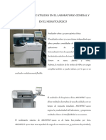 Equipos Que Se Utilizan en El Laboratorio General y en El Hematológico