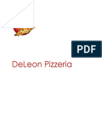 DeLeon Pizzeria - Business Plan