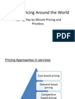 Services Pricing Around The World: Tipping, Pay by Minute Pricing and Priceless