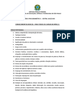 Conteudo Programatico - Edital 160-2019 PDF
