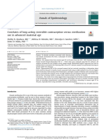 Annals of Epidemiology: Shelby N. Apodaca, MD, Melissa D. Mendez, MD, Sheralyn S. Sanchez, MPH, Zuber D. Mulla, PHD