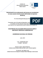 Determinar La Deformación Del Terreno Por Movimientos en Masa Usando Interferometría Sar PDF