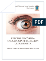 Efectos de la radiación ultravioleta en la córnea