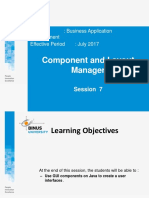 Component and Layout Manager: Course: Business Application Development Effective Period: July 2017