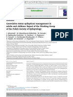 Convulsive Status Epilepticus Management in Adults and Children: of The Working Group of The Polish Society of Epileptology