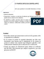 Analisis de Peligro y Puntos Critico de Control