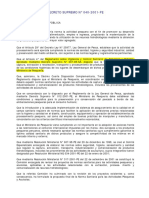 d.s.040 Norma Pesquera Para Las Actividades Pesqueras y Acuicolas