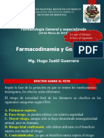 Farmacodinamia y Gestacion