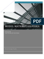 Modul Matrikulasi Fisika PDF
