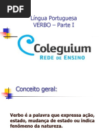 Língua Portuguesa VERBO Parte I