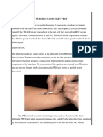 Tuberculin Skin Test