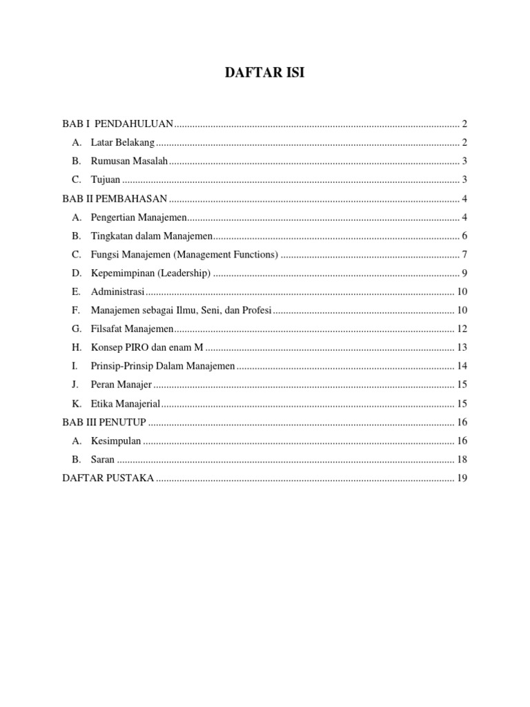 Makalah Asas Asas Manajemen