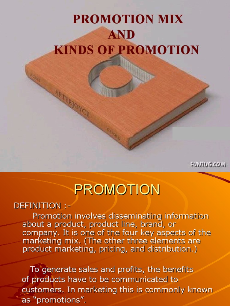 Promotion Mix and Techniques Explained | PDF