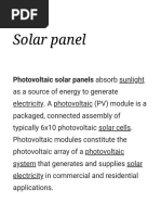 Solar Panel - Wikipedia