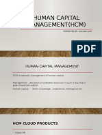 Human Capital Management (HCM) : Presented By: Rishabh Jain