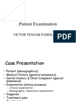 Patient Exam Findings