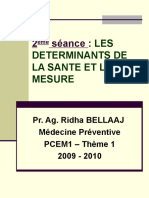 2éme Séance LES DETERMINANTS DE LA SANTE ET LEUR MESURE