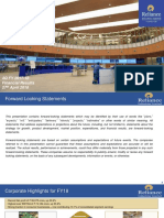 RIL 4Q FY18 Analyst Presentation 27apr18 PDF