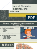 Elements Compounds and Mixtures