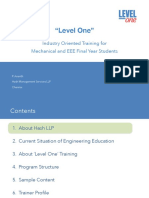 Level One Training