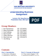 Cambodian Mekong University: Understanding Business Assignment