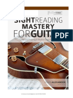 Sight Reading Mastery For Guitar - En.es