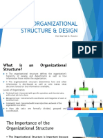 Organizational Structure & Design: Herrika Red G. Rosete