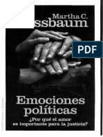 Martha Nussbaum Emociones Políticas Cap 8 PDF
