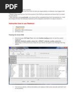 Instruction How To Use Flashtool: - Requirements