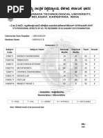 University Seat Number: 1DB16ME439 Student Name: Mohan S R Semester: 7 Subject Code Subject Name Internal Marks External Marks Total Result