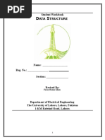 Data Structure Workbook