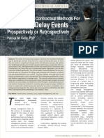 Recommended Contractual Methods For Resolving Delay Events - 22217