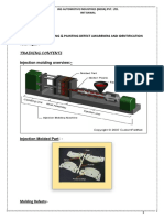 Training Content - ( Moulding & Painting Defect Awareness and Identification )