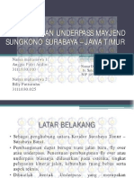 ITS-paper) Perencanaan Underpass Mayjend Sungkono Surabaya