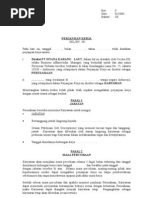 Download SURAT PERJANJIAN KERJA by lilistriana SN4071010 doc pdf