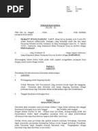 Contoh Surat Perjanjian Kerjasama