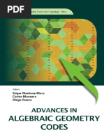 Advances in Algebraic Geometry Codes PDF