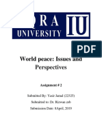 World Peace: Issues And: Perspectives