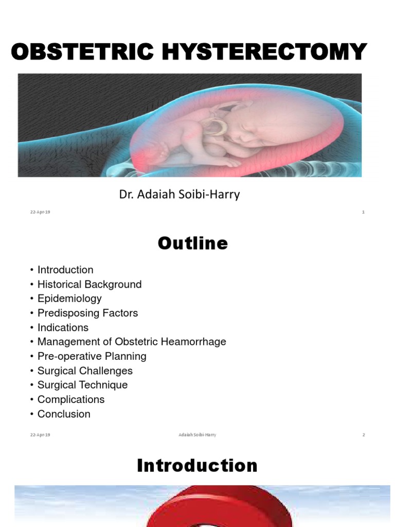 hysterectomy case study scribd