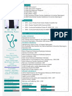 Medical CV Template