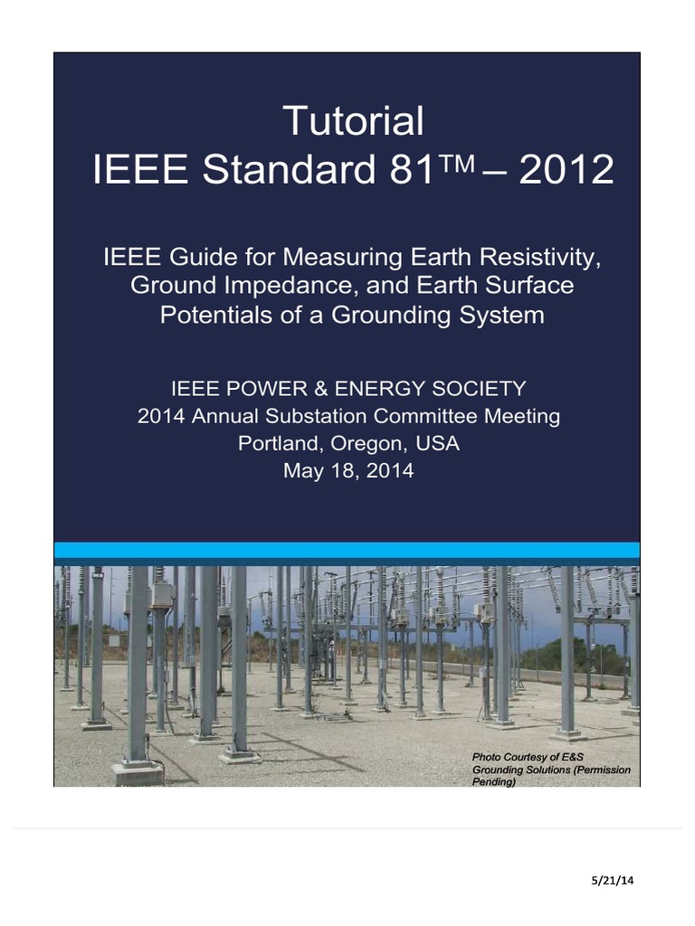 Edoc - Pub - Ieee STD 81 Tutorial Handouts PDF | PDF | Electricity ...