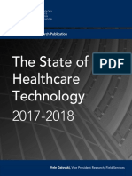 The State of Healthcare Technology 2017-2018: Cross-Discipline - Research Publication