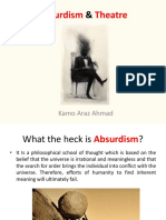 Absurdism Theatre: Kamo Araz Ahmad