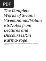 The Complete Works of Swami Vivekananda/Volum e 5/notes From Lectures and Discourses/On Karma-Yoga